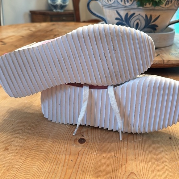 rag & bone New York Women Retro Runner 2.0 Sneakers White Pink Multi sz 8 - Picture 8 of 10